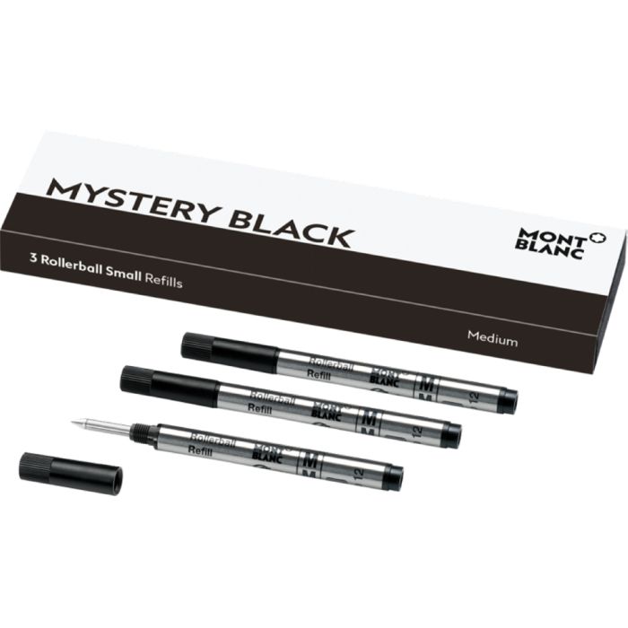 Montblanc kleine Rollerballmine Mystery Black M 3 Stk. Montblanc kleine Rollerballmine Mystery Black M 3 Stk.
