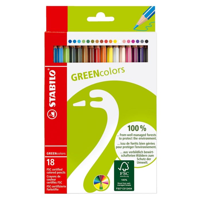 STABILO Farbstift GREENcolors 18 Stk. Etui STABILO Farbstift GREENcolors 18 Stk. Etui