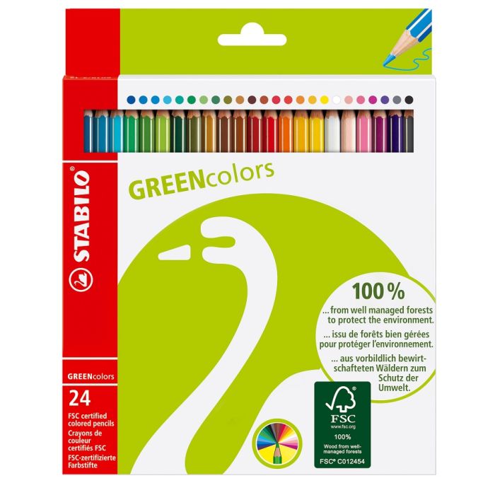 STABILO Farbstift GREENcolors 24 Stk. Etui STABILO Farbstift GREENcolors 24 Stk. Etui