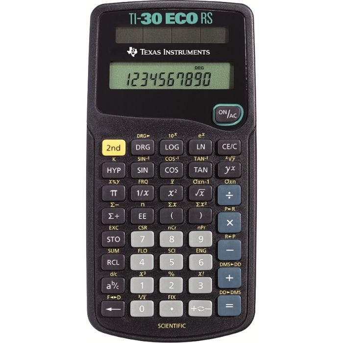 Texas Instruments Schulrechner TI 30 ECO RS Texas Instruments Schulrechner TI 30 ECO RS