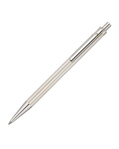 Waldmann Kugelschreiber Eco Korn-Guilloche silber