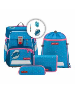 Step by Step Schulranzen-Set Space Dolphin Pippa 5-tlg.
