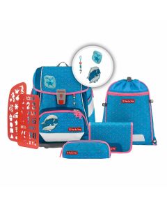 Step by Step Schulranzen-Set 2in1 Plus Dolphin Pippa 6 tlg.