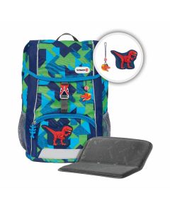 Step by Step Kindergartenrucksack Set KID Schleich Dinosaurs Velociraptor 3 tlg. - Limited Edition