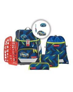 Step by Step Schulranzen-Set 2in1 Plus Police Car Cody (6-teilig)
