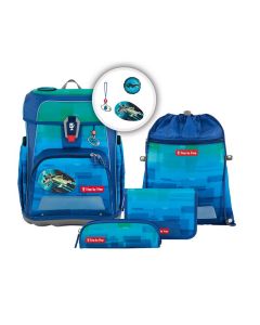 Step by Step Schulranzen Set Cloud Ocean Space Craft Spike 5 teilig - Special Edition