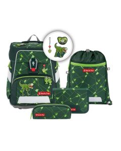 Step by Step Schulranzen-Set Space Shine Dino Night Tyro 5-tlg. - Special Edition