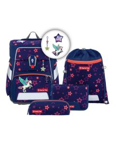 Step by Step Schulranzen-Set Space Shine Pegasus Night Nuala 5-tlg. - Special Edition