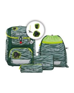Step by Step Schulranzen-Set Circle Jungle Cat Chiko 5 teilig