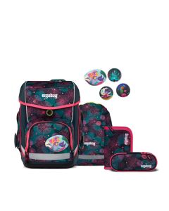 ergobag cubo Schulranzen Set KorallBär 5tlg. 