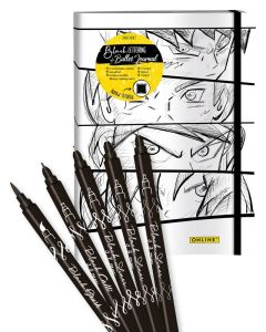 Online Bullet Journal Manga & Black Lettering Set