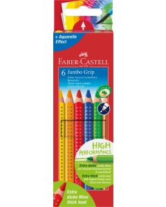Faber-Castell Buntstifte Jumbo Grip 6 Stk./ Pack im Kartonetui