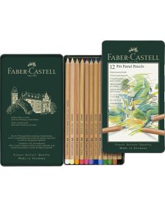 Faber-Castell Farbstift Pitt Pastell 12er Metalletui