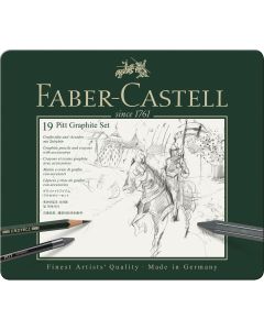 Faber-Castell Pitt Graphite Set Medium Metalletui 19er