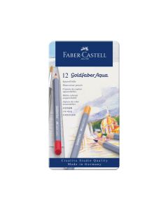 Faber-Castell Aquarellstift Goldfaber Aqua Metallbox 12 Stk.
