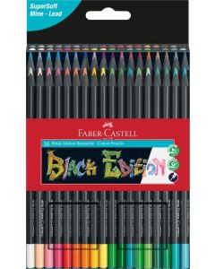 Faber-Castell Buntstifte Black Edition im Kartonetui 36 Stk.
