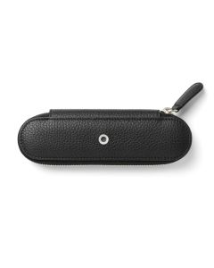 Graf von Faber-Castell 2er Stifte-Etui Cashmere mit Reißverschluss schwarz