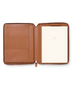 Graf von Faber-Castell Schreibmappe mit Tabletfach A4 Cognac