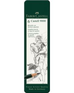 Faber-Castell Bleistift Castell 9000 6 Stk.