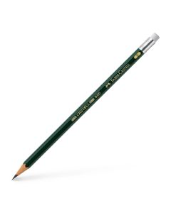 Faber-Castell Bleistift Castell 9000 B mit Gummitip