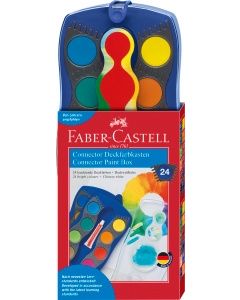 Faber-Castell Farbkasten Connector blau 24 Farben