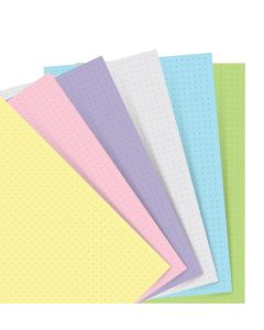 Filofax Notizblätter A5 Pastell punktkariert