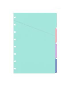 Filofax Register Notebook Blanko Pastel A5