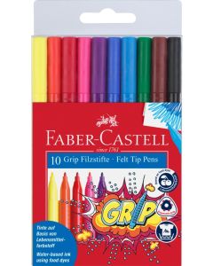 Faber-Castell Filzstift Grip Colour 10 Stk.
