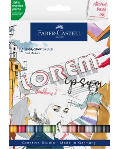 Faber-Castell Marker Goldfaber Sketch Dual Marker 12er Etui 