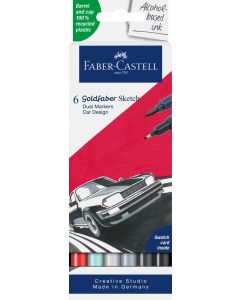 Faber-Castell Marker Goldfaber Sketch Dual Marker 6er Etui Autodesign