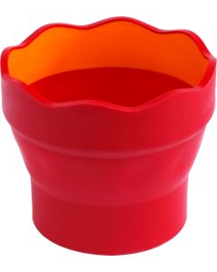 Faber-Castell Wasserbecher Clic&Go rot