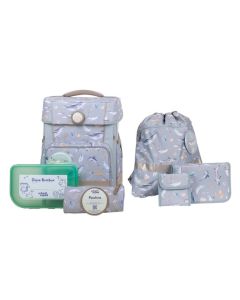 school mood Schulranzenset Champion Aqua Nordic Collection 7 tlg.