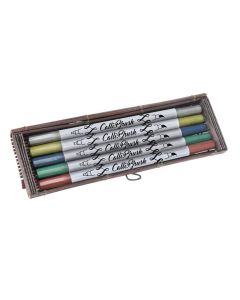 Online Calli.Brush Double Tip Pens 5er Set Metallic