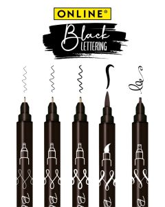 Online Calli.Brush Black Lettering 5er Set
