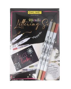 Online Calli.Brush Double Tip Pens 3er Set Metallic 