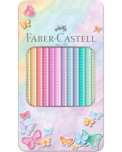 Faber-Castell Buntstifte Sparkle Pastell im Metalletui 12 Stk.