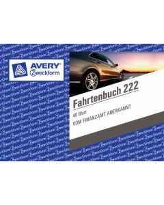 Avery Zweckform 222 Fahrtenbuch, DIN A6 quer, weiß