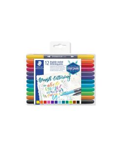 STAEDTLER Fasermaler 3004 Handlettering 12 Stk.