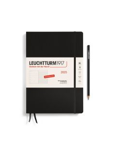 Leuchtturm1917 Kalender & Notizbuch 1 Woche auf 1 Seite 2025 Composition B5 Hardcover, liniert