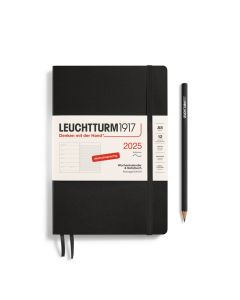 Leuchtturm1917 Kalender & Notizbuch 1 Woche auf 1 Seite 2025 Medium A5 Softcover, liniert