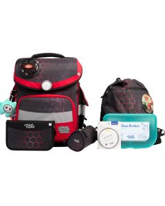 school mood Schulranzenset Timeless Pro Mika - Drache 7 tlg.