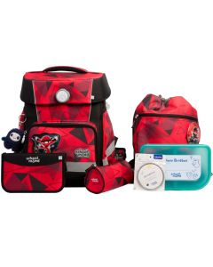 school mood Schulranzenset Champion Maxx Pro Kai - Ninja 7 tlg.