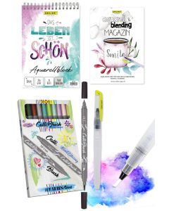Online Calli.Brush Aquarell & Blending Starter Set
