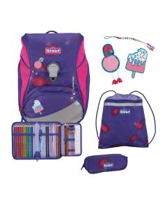 Scout Schulranzen Set Alpha DIN Summer 4-tlg.