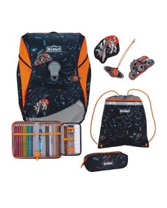 Scout Schulranzen Set Alpha DIN Space Data 4-tlg.