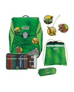 Scout Schulranzen Set Alpha DIN Dino Rex 4-tlg.