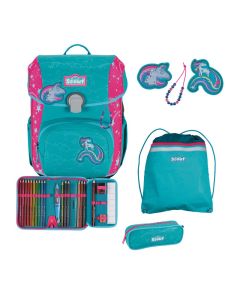 Scout Schulranzen Set Neo Exklusiv Superflash Extreme Unicorn 4-tlg. 
