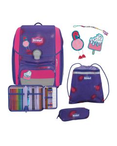 Scout Schulranzen Set Genius DIN Summer 4-tlg.