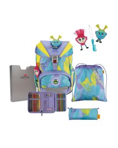 DerDieDas Schulranzen Set ErgoFlex Hippie Hair 5-tlg.
