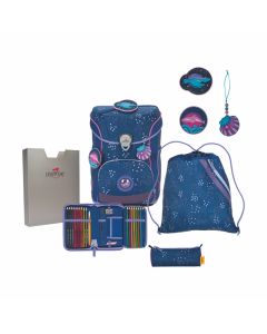 DerDieDas Schulranzen Set ErgoFlex Easy Deep Ocean 5-tlg.